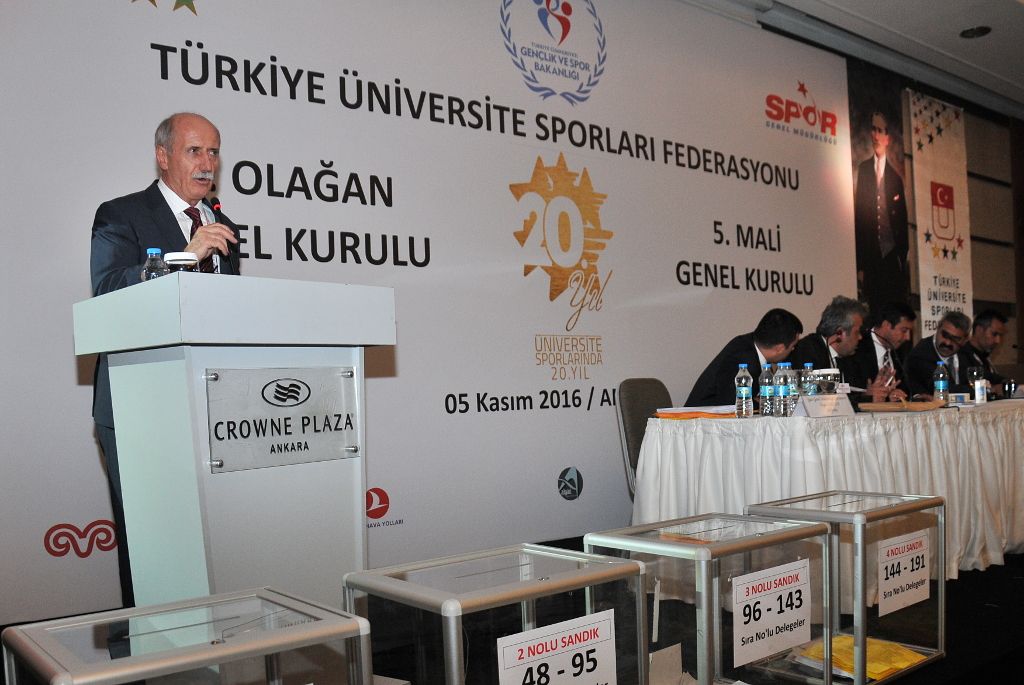 TUSF President Mr Kemal Tamer