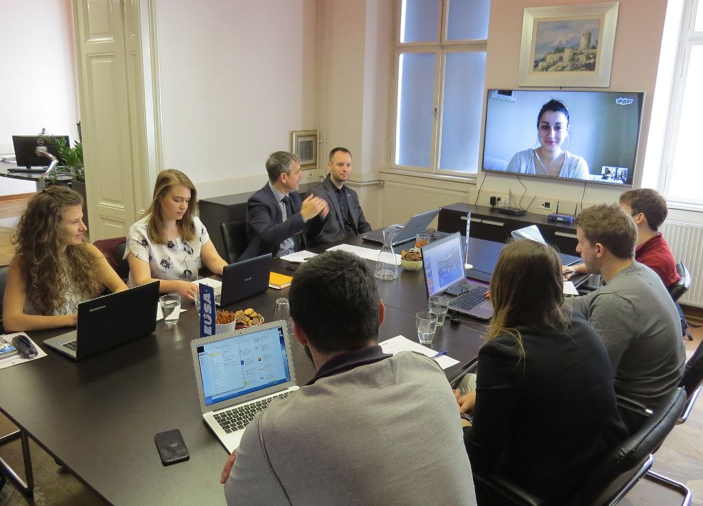 EUSA Student Commission meeting in 2016