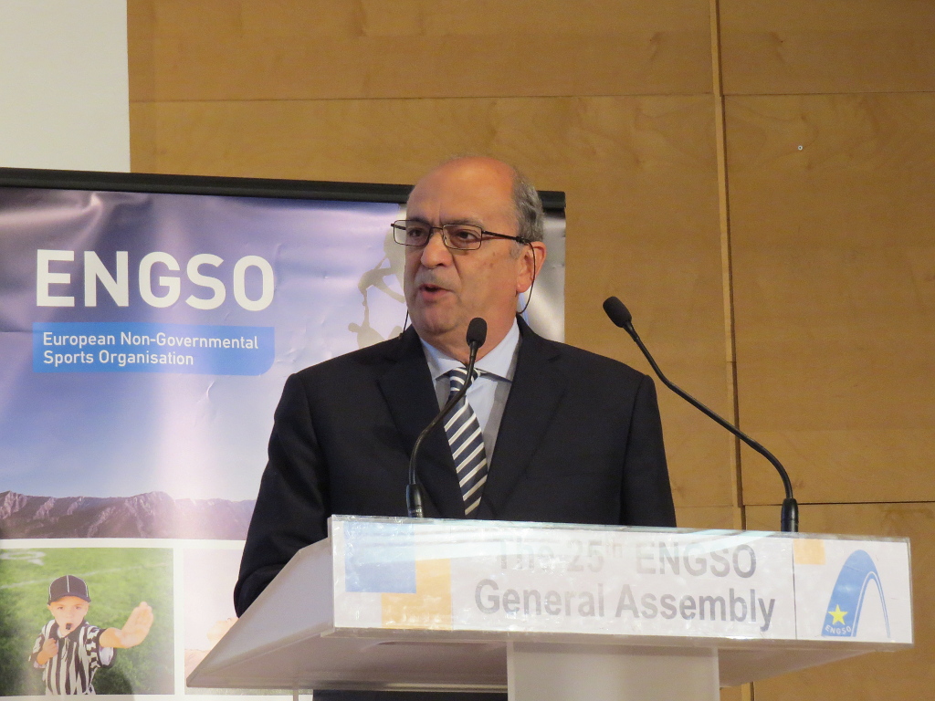 ENGSO President Mr Carlos Cardoso