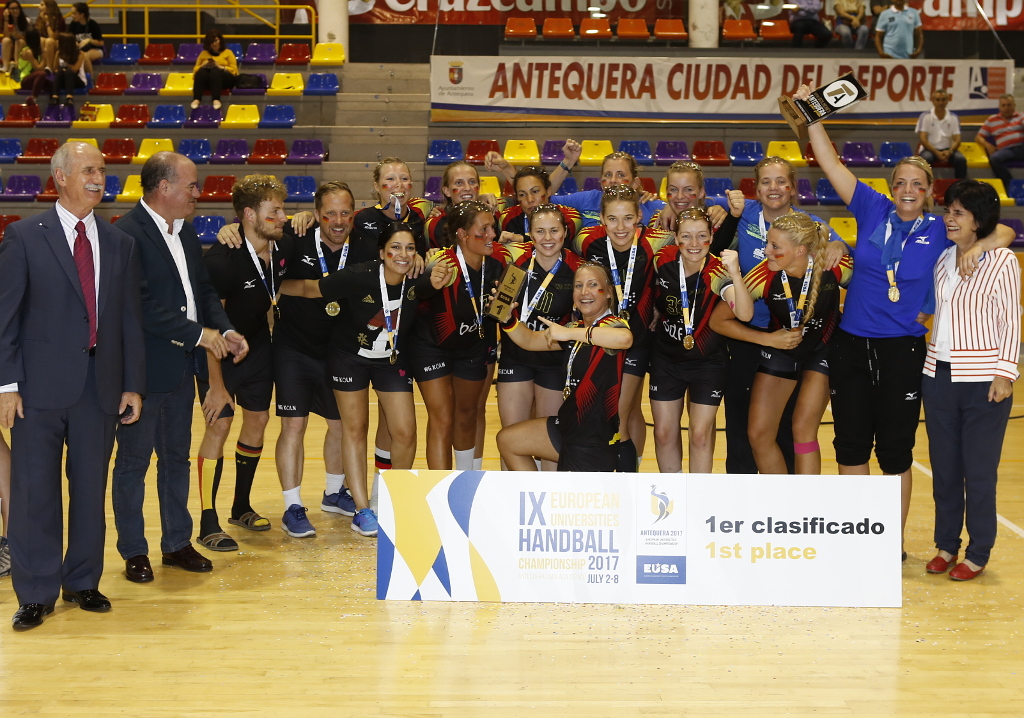 Female winning team: Sport University Cologne