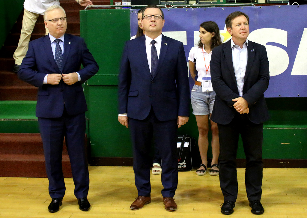 Speakers at the opening ceremony