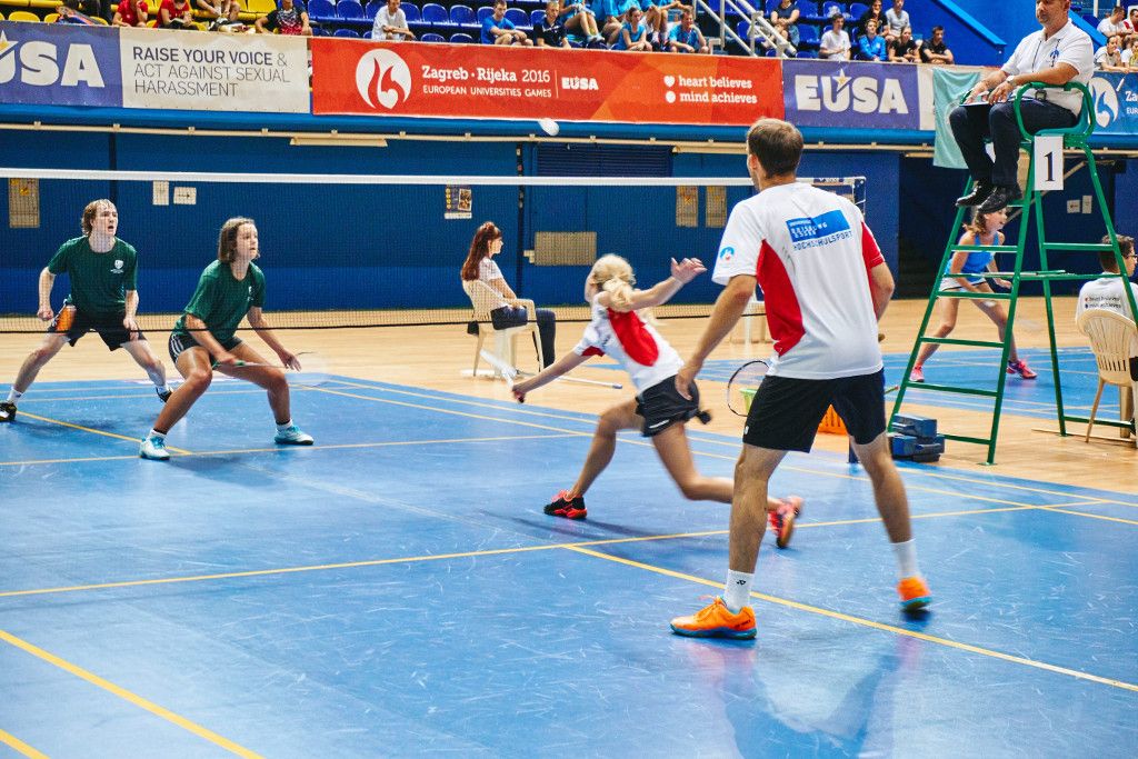 Badminton at EUSA sports events