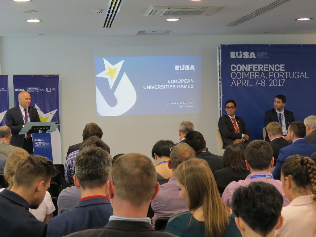 EUSA and the European Universities Games introcution by Mr Roczek