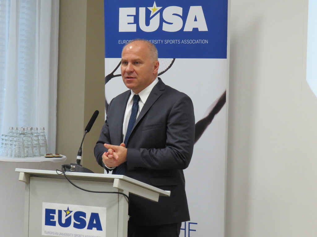 EUSA President Mr Adam Roczek