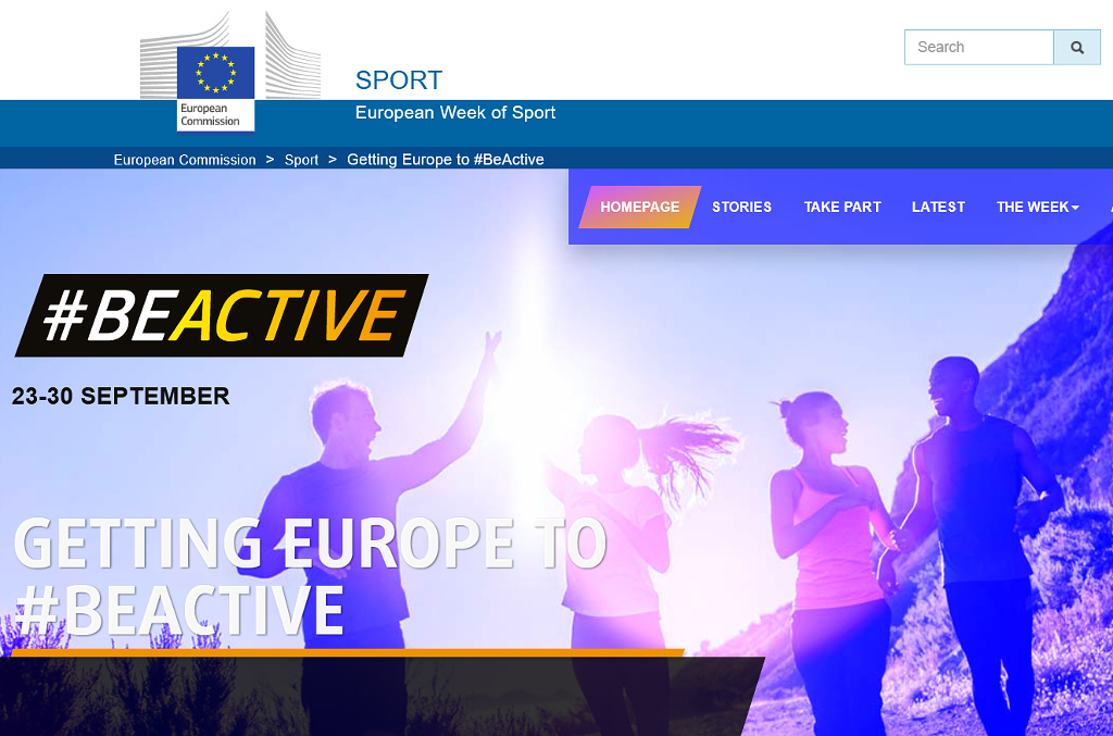 European Week of Sport official website