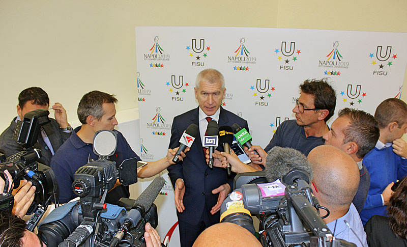 FISU President Mr Matytsin