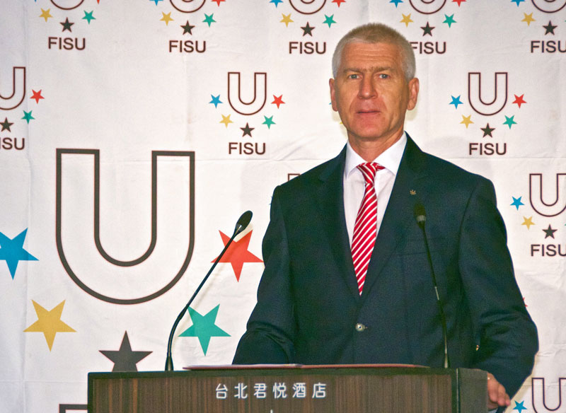 FISU President Mr Oleg Matytsin