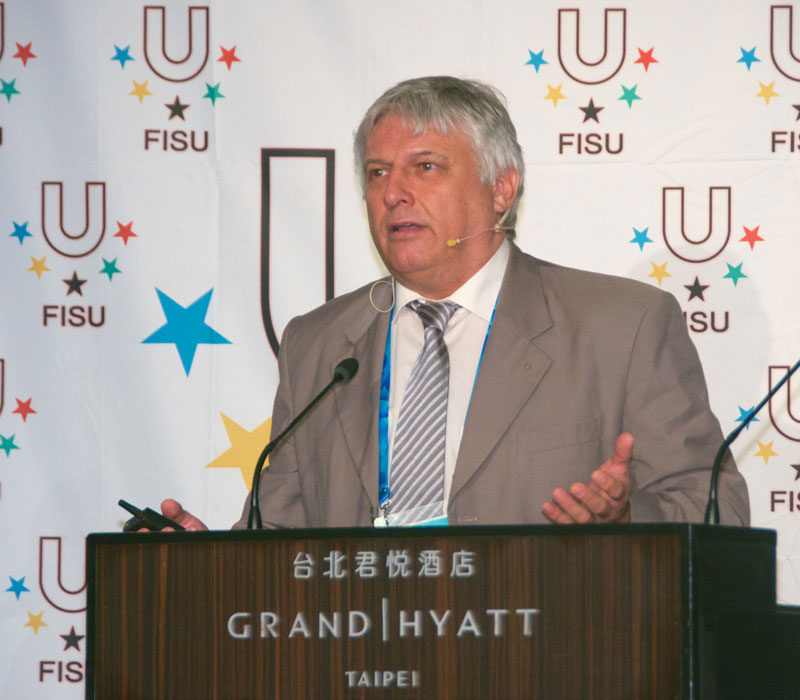 FISU Secretary General Mr Eric Saintrond