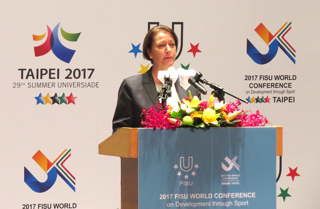 FISU 1st Assesor and Education Committee Chair Ms Verena Burk