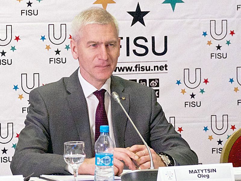 FISU President Mr Oleg Matytsin