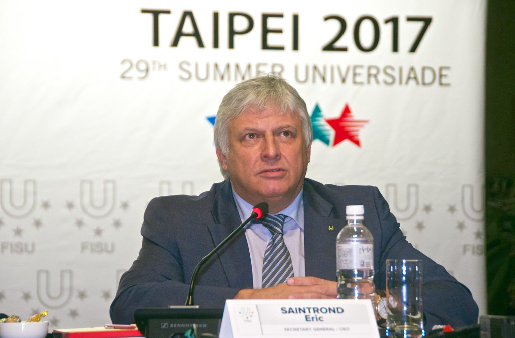 FISU Secretary General Mr Eric Saintrond