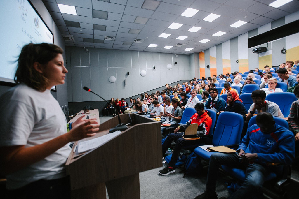 Presentation of volunteering at European Universities Games 2016