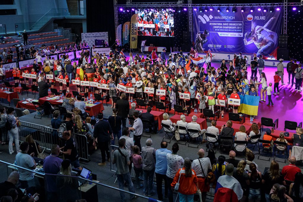 Opening ceremony of the Street Dance Championships