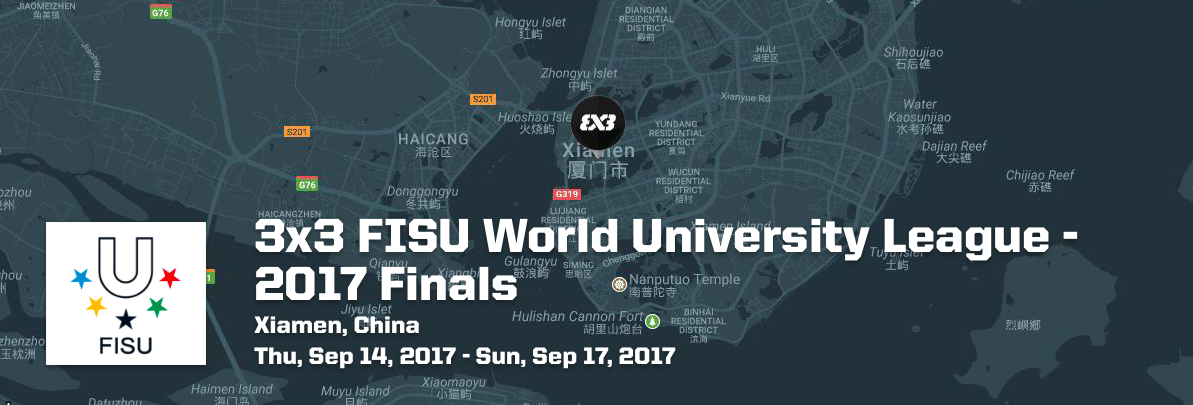 FISU 3x3 banner