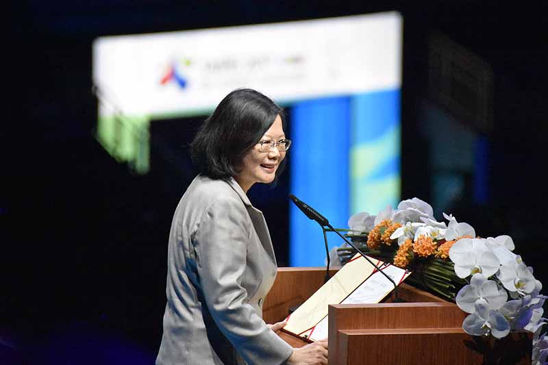 TPE President declaring the Universiade open