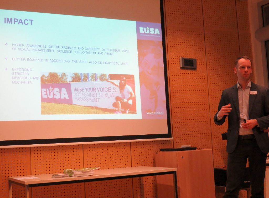 Presentation of EUSA activities and plans