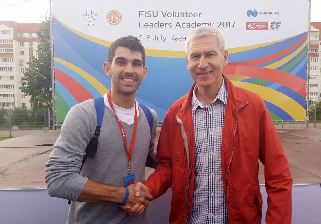 With FISU President