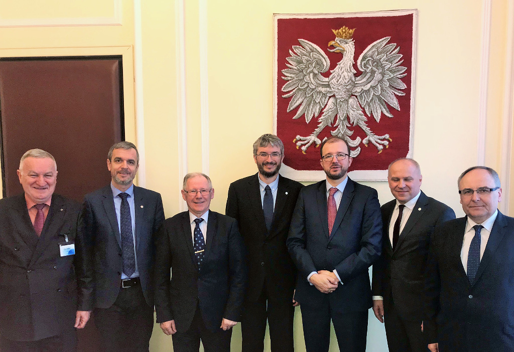 Welcome of EUSA delegation in Warsaw