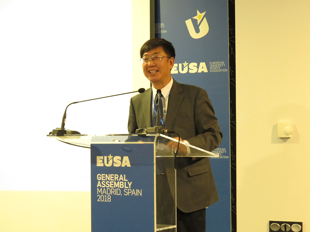 AUSF President Mr Xue