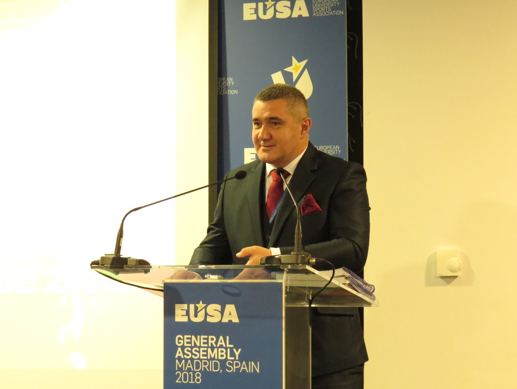 Presentation of the European Universities Games Belgrade 2020