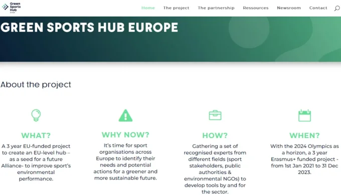 Green Sport Hub Europe (GSHE) resources