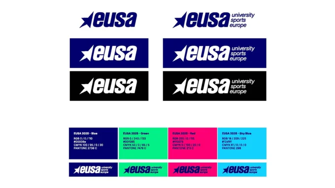 EUSA - European University Sports Association: brand kit