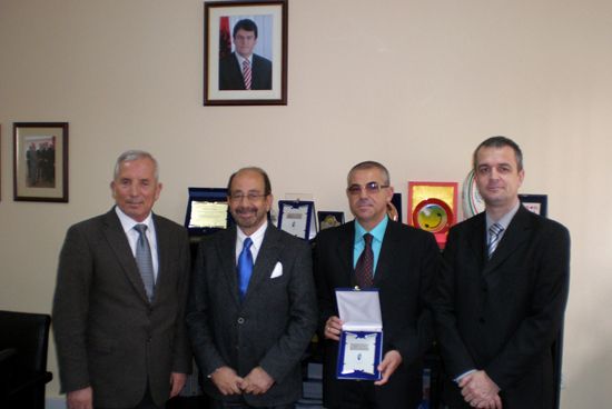 Representatives of EUSA, the Rector and ASSA President