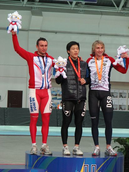 Konrad Niedzwiedzki silver medal 1500 m, WU Harbin 2009