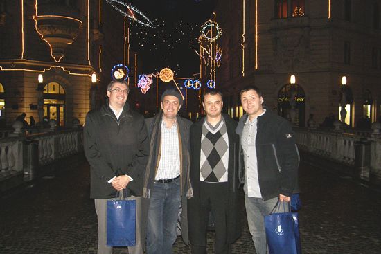 Delegation members enjoy Christmas spirit in Ljubljana