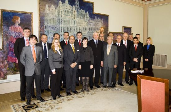 Reception at the Presidential Palace