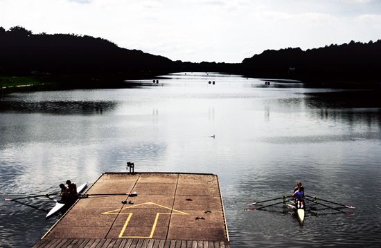 Bosbaan with its long tradition of rowing