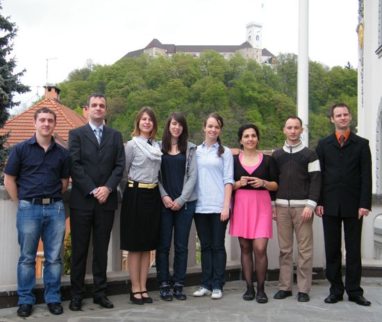 EUSA Student Commission members and EUSA Office representatives