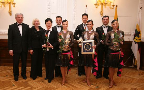 Best student team - Klaipeda university sport dance collective Zuvedra