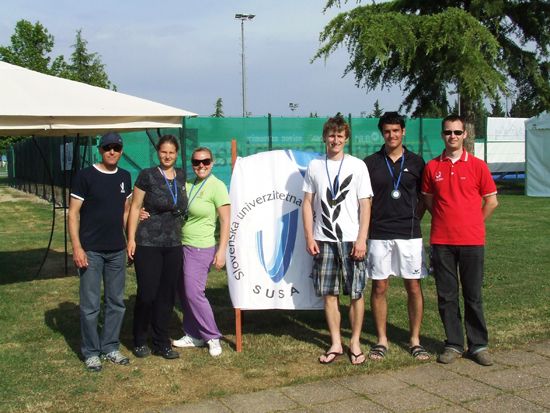 Tennis medal winners